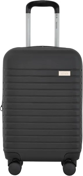 kensie 20" Graceful Hardside Carry-On Luggage, Black