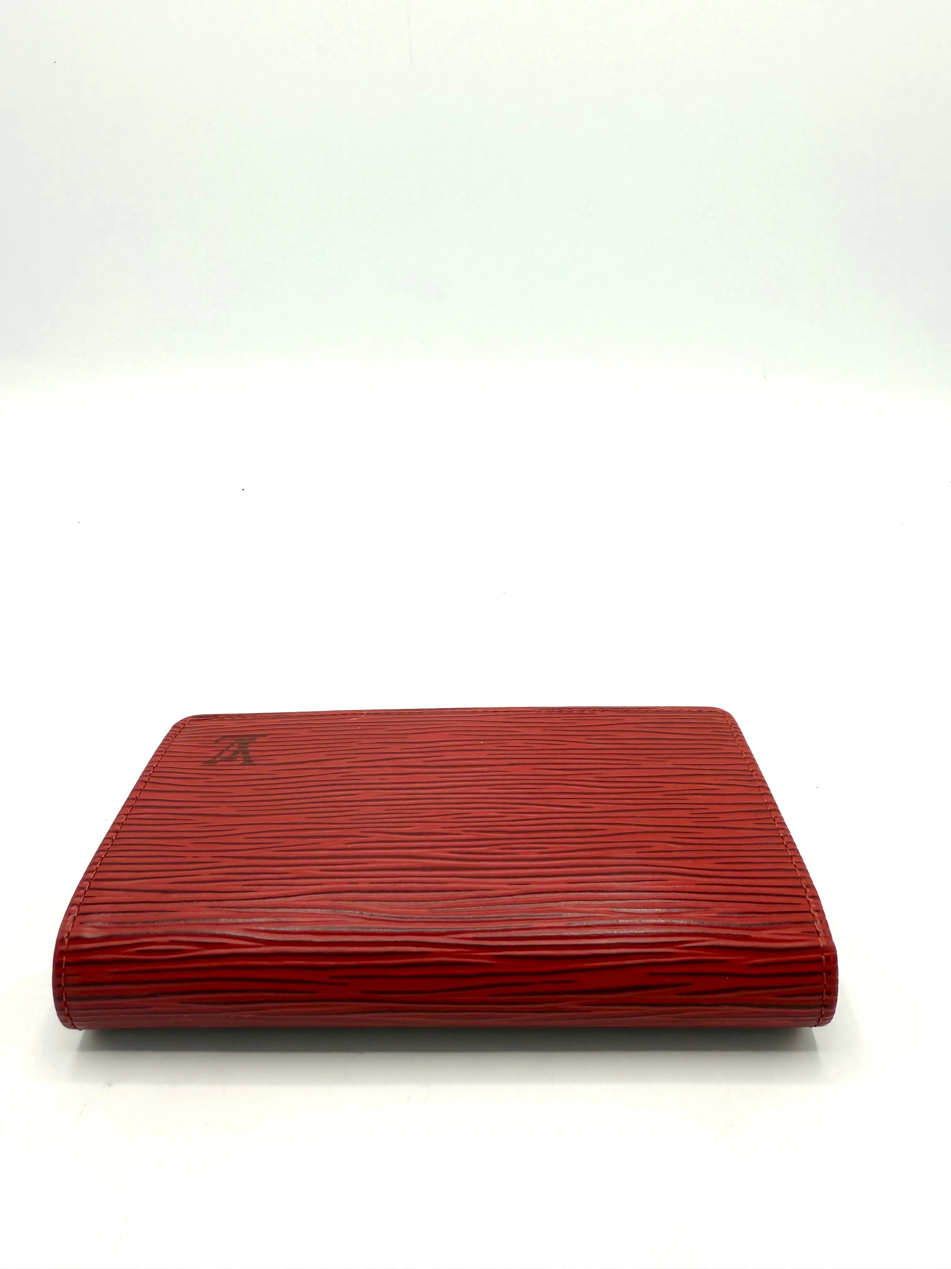 Red Epi Compact Flap Wallet