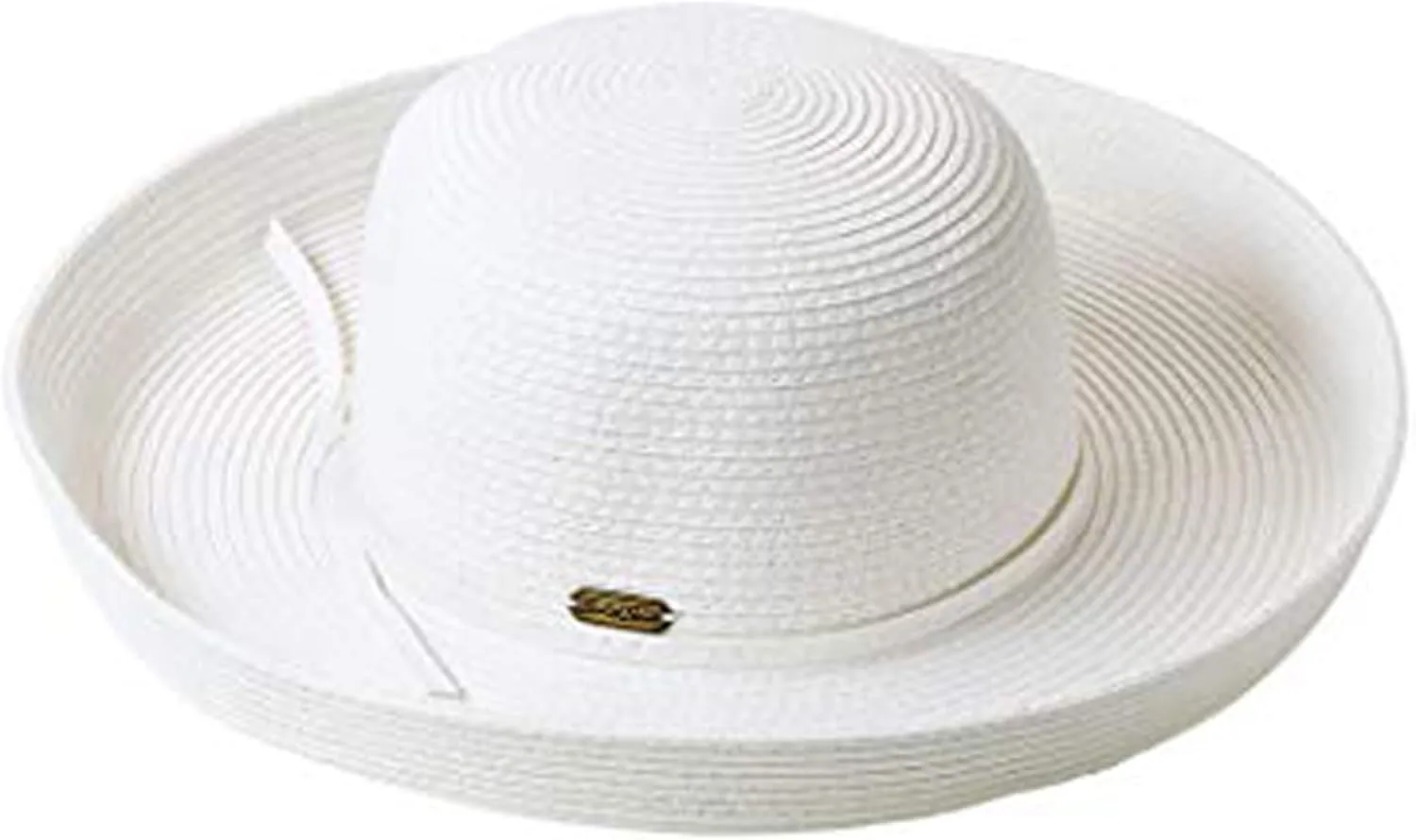 Sun 'N' Sand Women's Sunsational Paper Braid Hat - UPF 50  - Lightweight Design with Drawstring - 4.5" Up Brim - One Size…