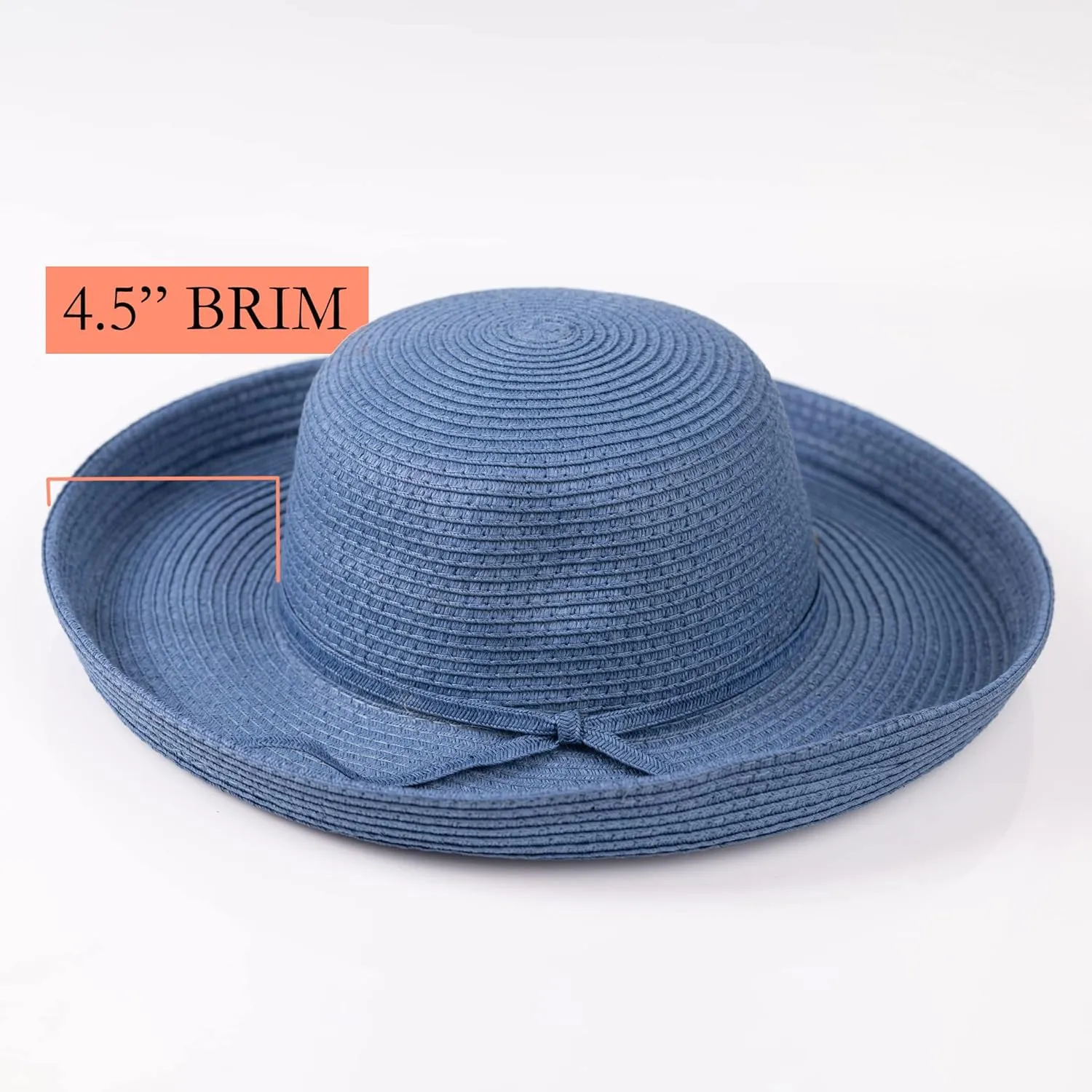 Sun 'N' Sand Women's Sunsational Paper Braid Hat - UPF 50  - Lightweight Design with Drawstring - 4.5" Up Brim - One Size…