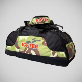 Top Ten Sportbag-Backpack Black/Camo