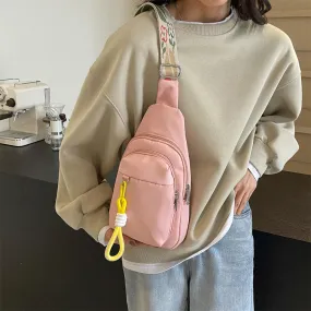UAKISS  -  Latest Fashion Women Chest Bags Multi Pockets Big Capacity Shoulder Cross Body Bag With Hangings Travelling Sports Satchels 2024