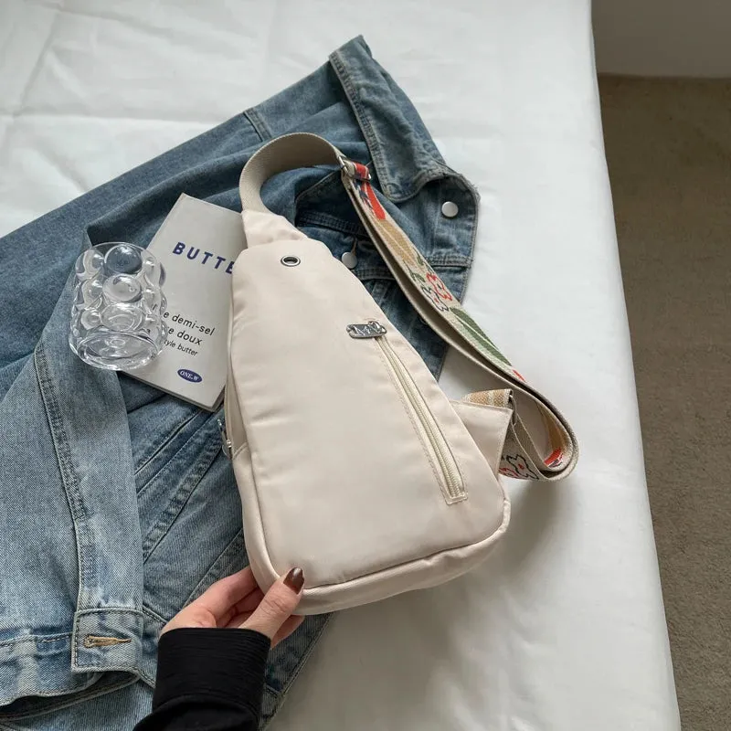 UAKISS  -  Latest Fashion Women Chest Bags Multi Pockets Big Capacity Shoulder Cross Body Bag With Hangings Travelling Sports Satchels 2024